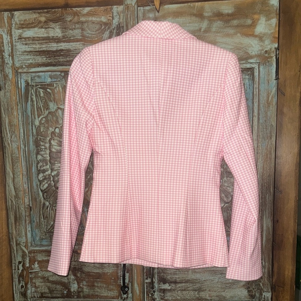 Amber x Meshki gingham white & pink blazer jacket.
Small. NWOT. - Picture 3 of 9